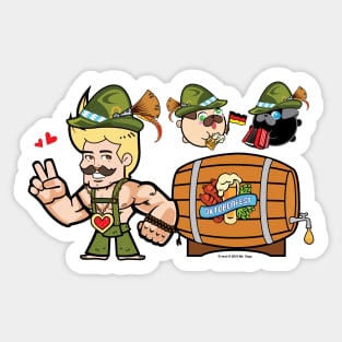 Mister Yoga - Oktoberfest Sticker